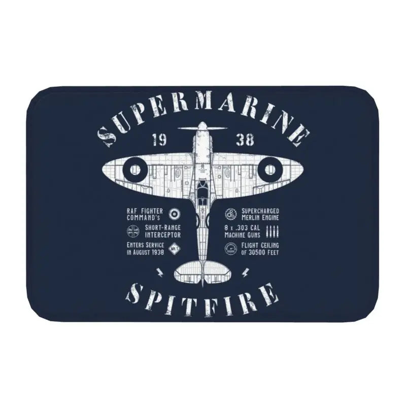 tapis avion spitfire