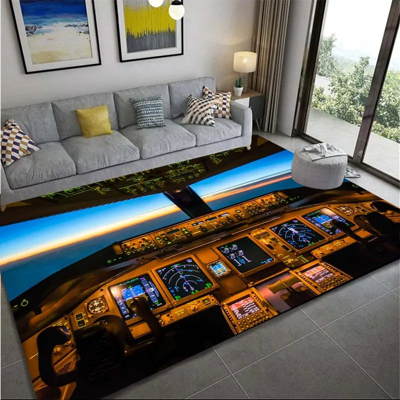 tapis décoration aviation