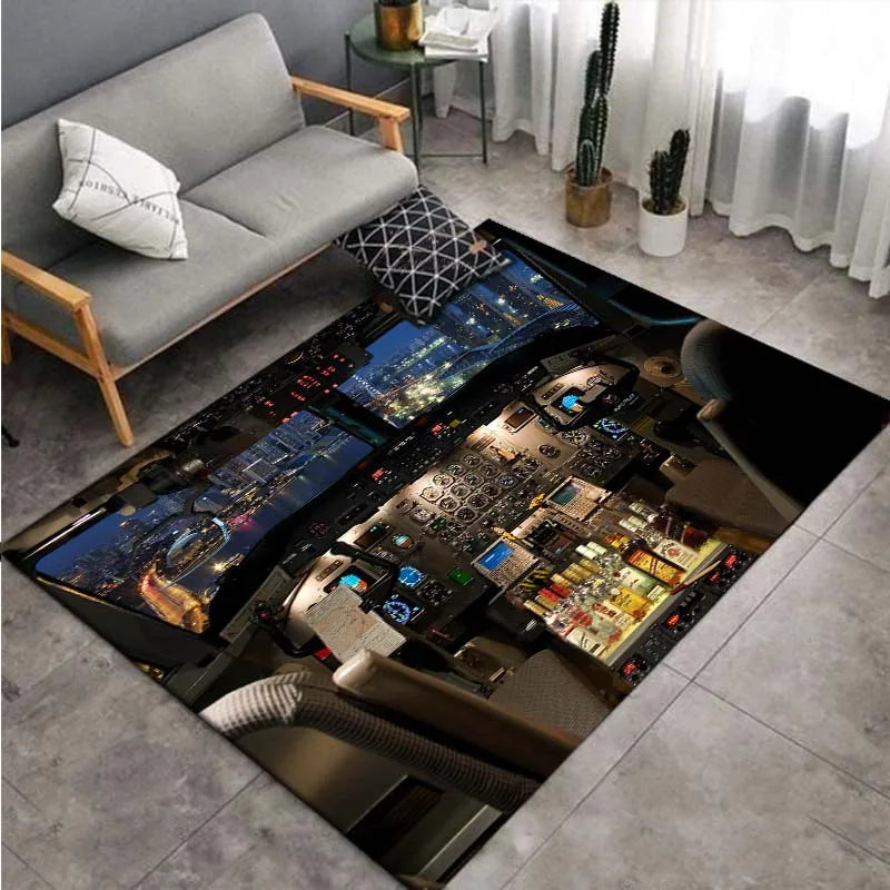 tapis tableau de bord avion