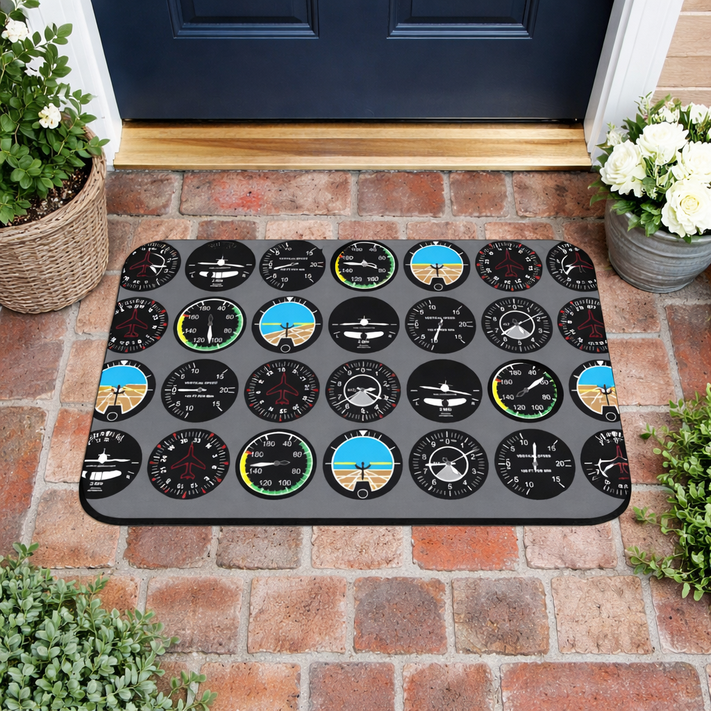 tapis tableau de bord avion