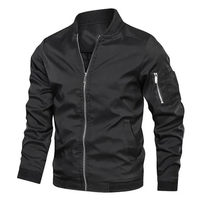 veste bombardier aviateur noir