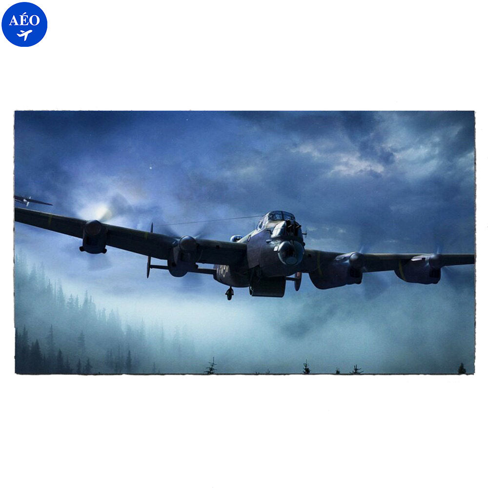 Aéo - Affiche Avion Avro Lancaster