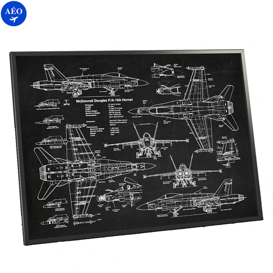 Aéo - Affiche Brevet F18 Hornet