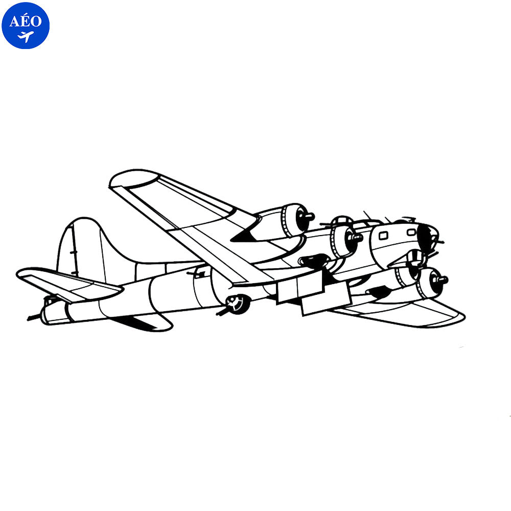 Aéo - Autocollant Boeing B-17