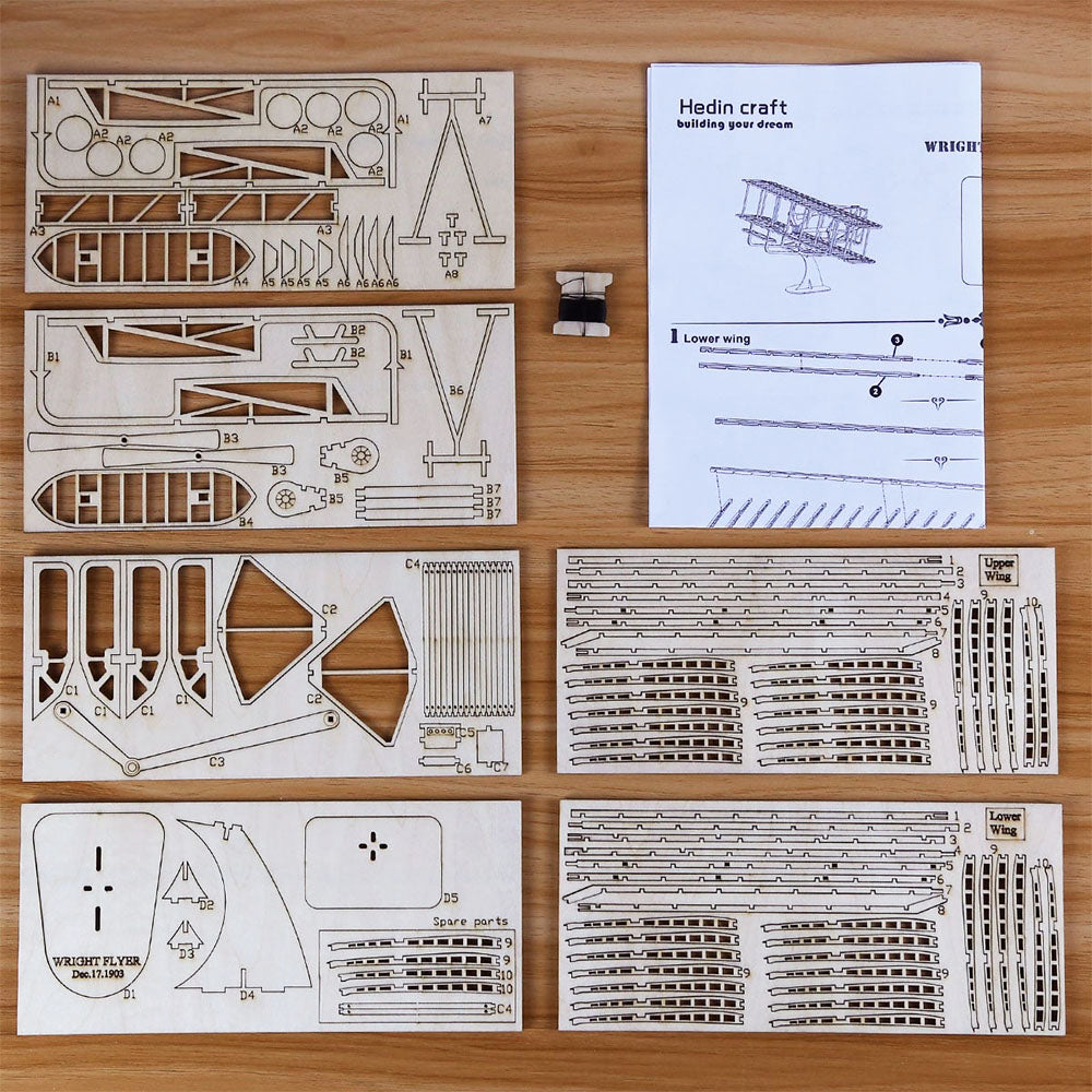 Aéo - Maquette Wright Flyer En Bois