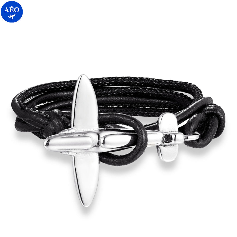 Aéo - Bracelet Aviateur En Cuir