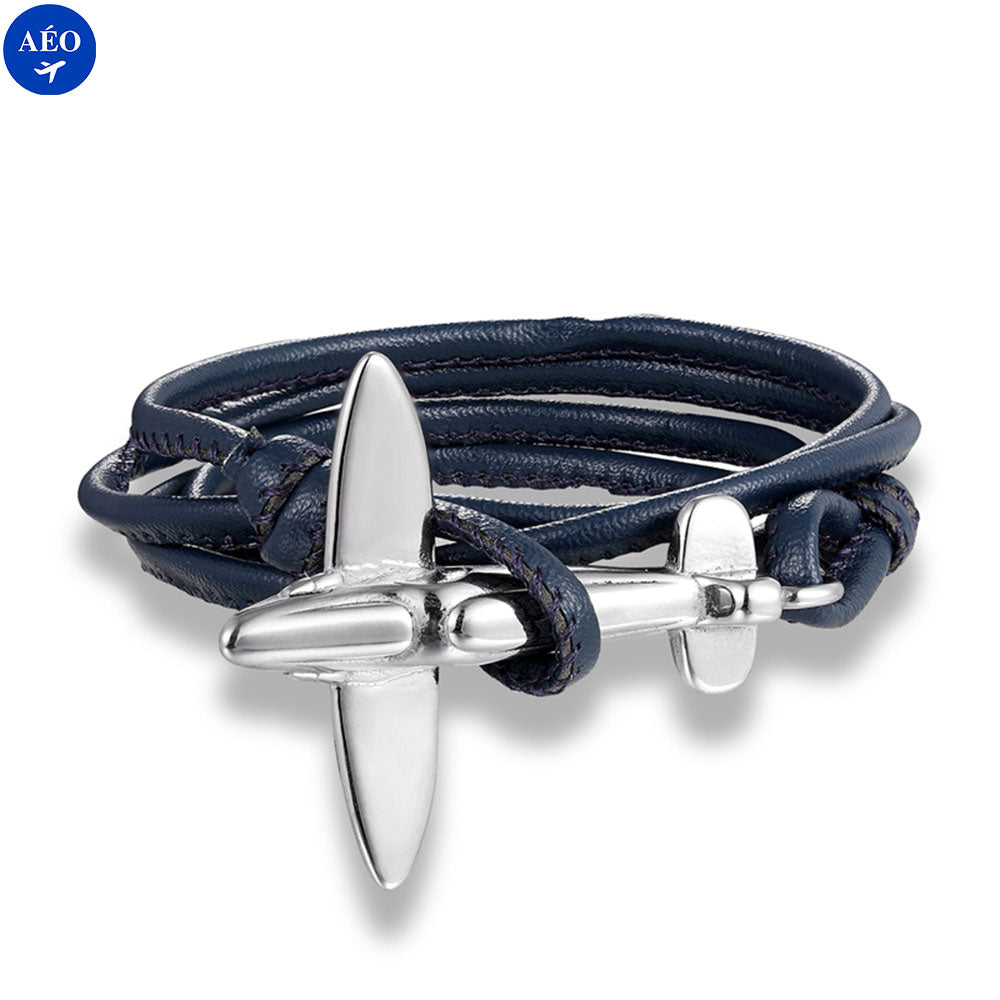 Aéo - Bracelet Aviateur En Cuir