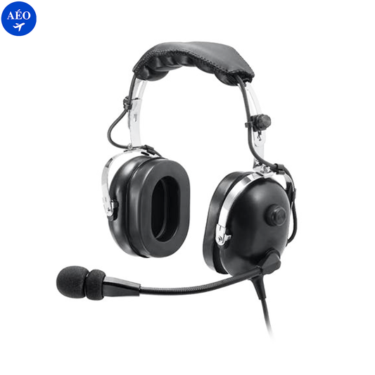 Aéo - Casque Pilote Avion IN-1000N PNR (Réduction de Bruit Passive)