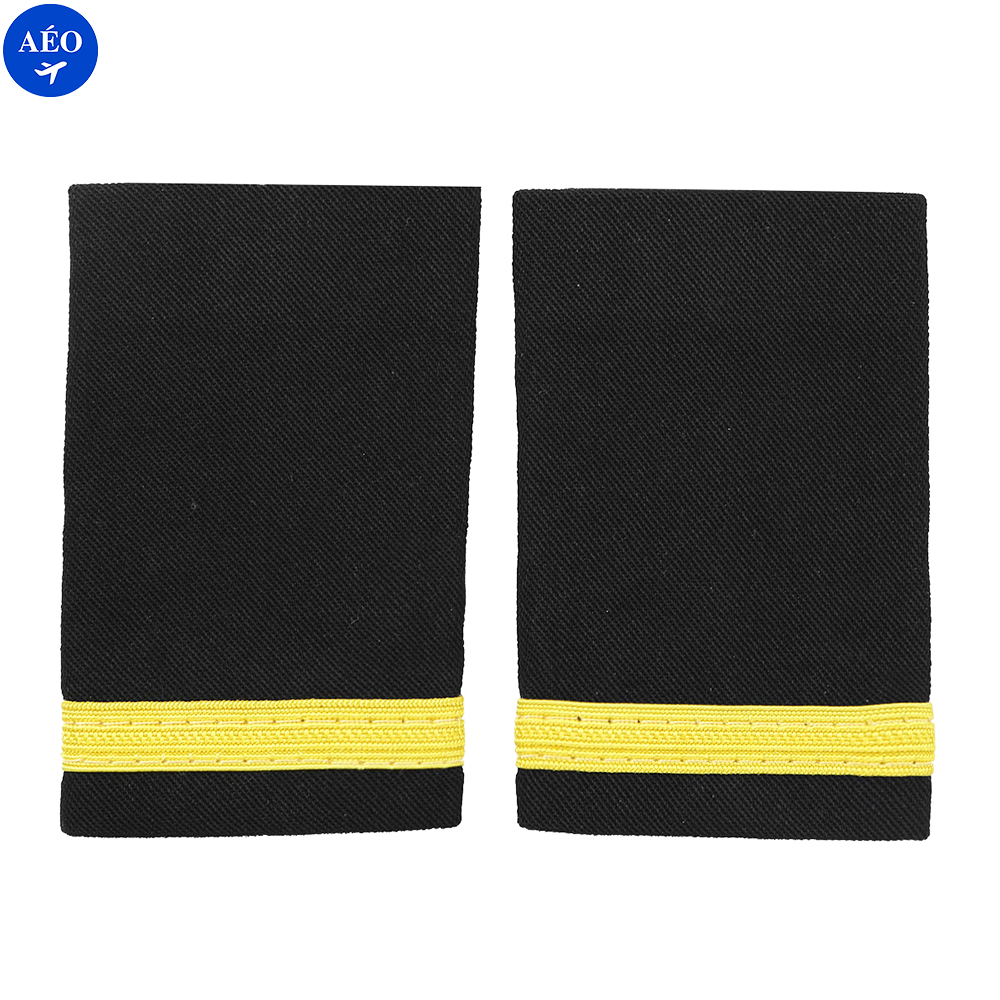 Aéo - Paire d'Epaulettes Pilote d'Avion Professionnel