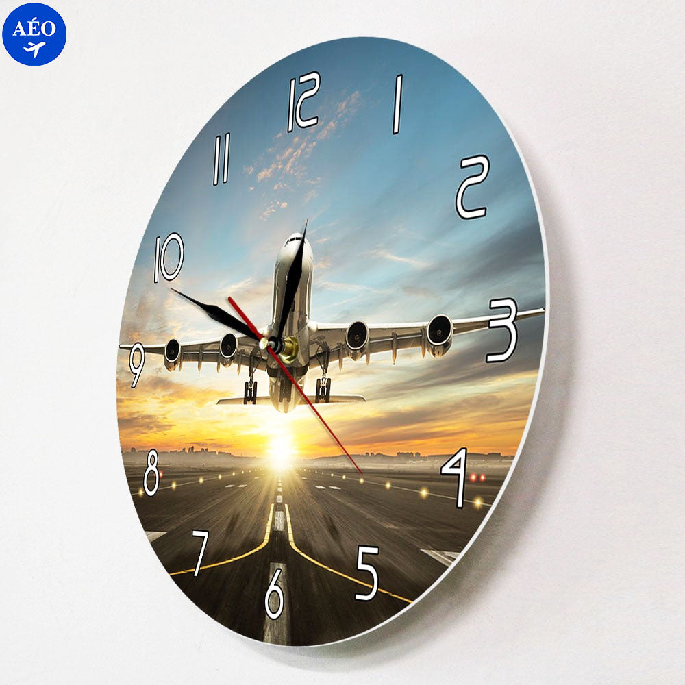 Aéo - Horloge Murale Jet Décollage