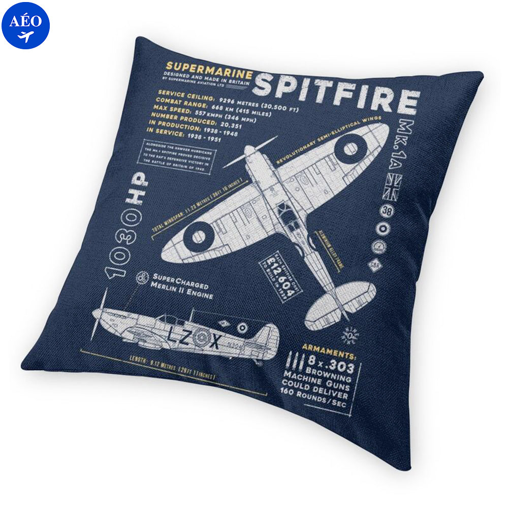 Aéo - Housse De Coussin Spitfire