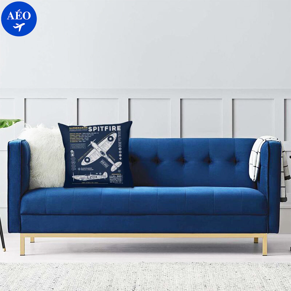 Aéo - Housse De Coussin Spitfire