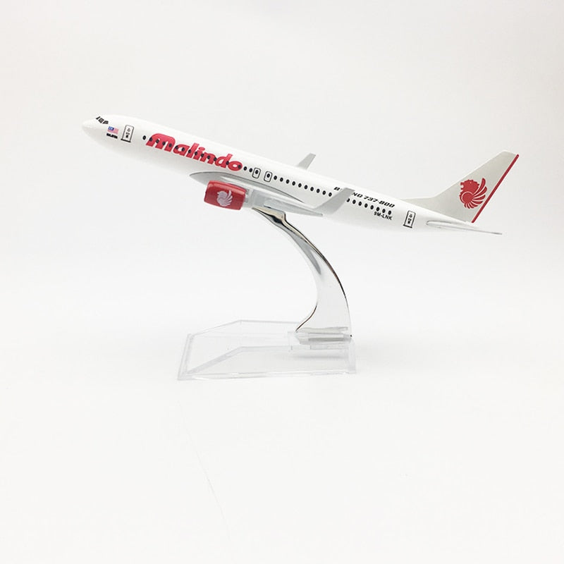 Aéo - Maquette Boeing B737 Malindo 1/400