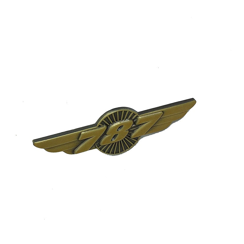 Aéo - Badge Pilote Avion Vintage