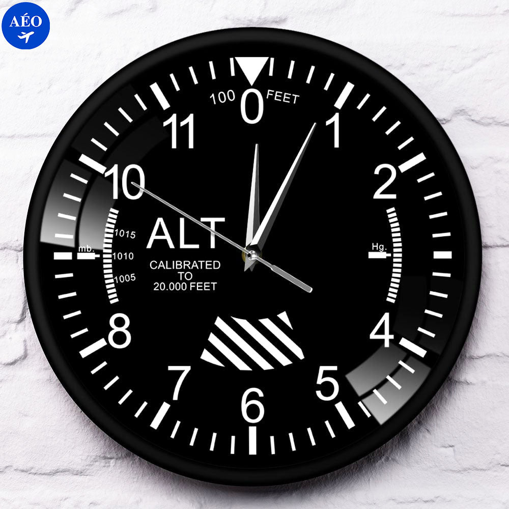 Horloge design altimètre