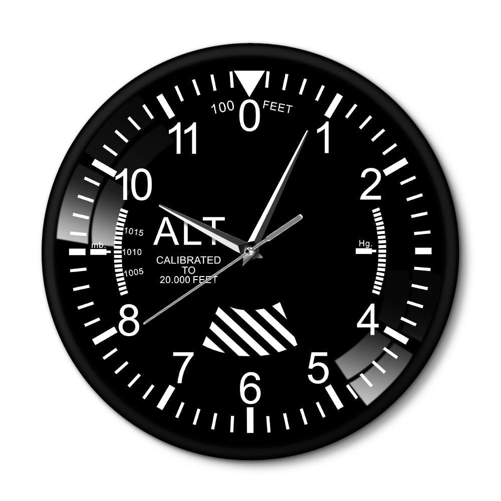 Horloge murale altimètre aviation