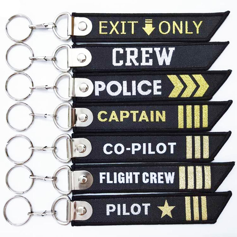 Porte-clés Copilot aviation