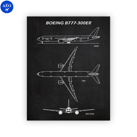 Aéo - Croquis Boeing B777