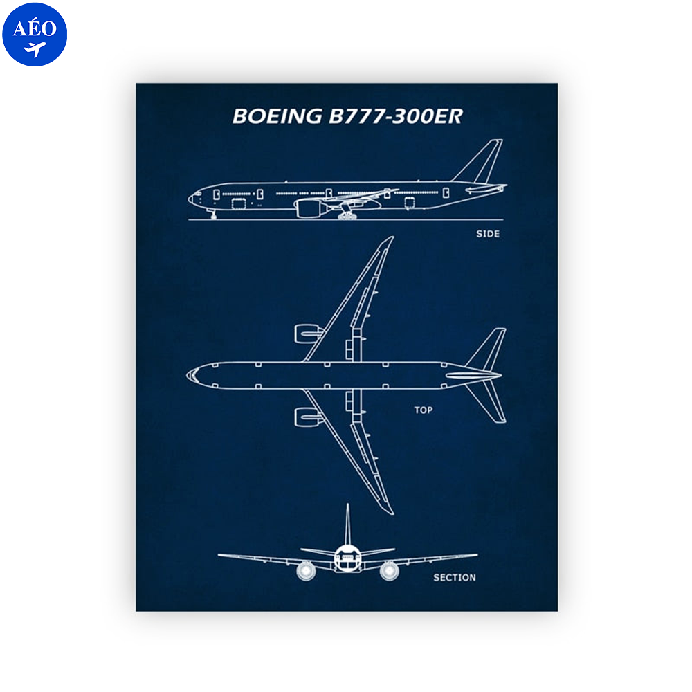 Aéo - Croquis Boeing B777