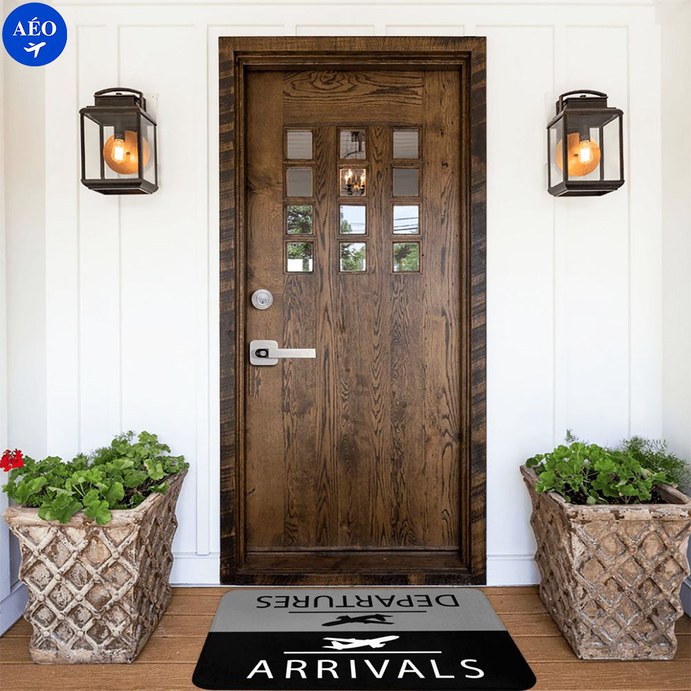 Tapis d’entree aviation Arrivals Departures