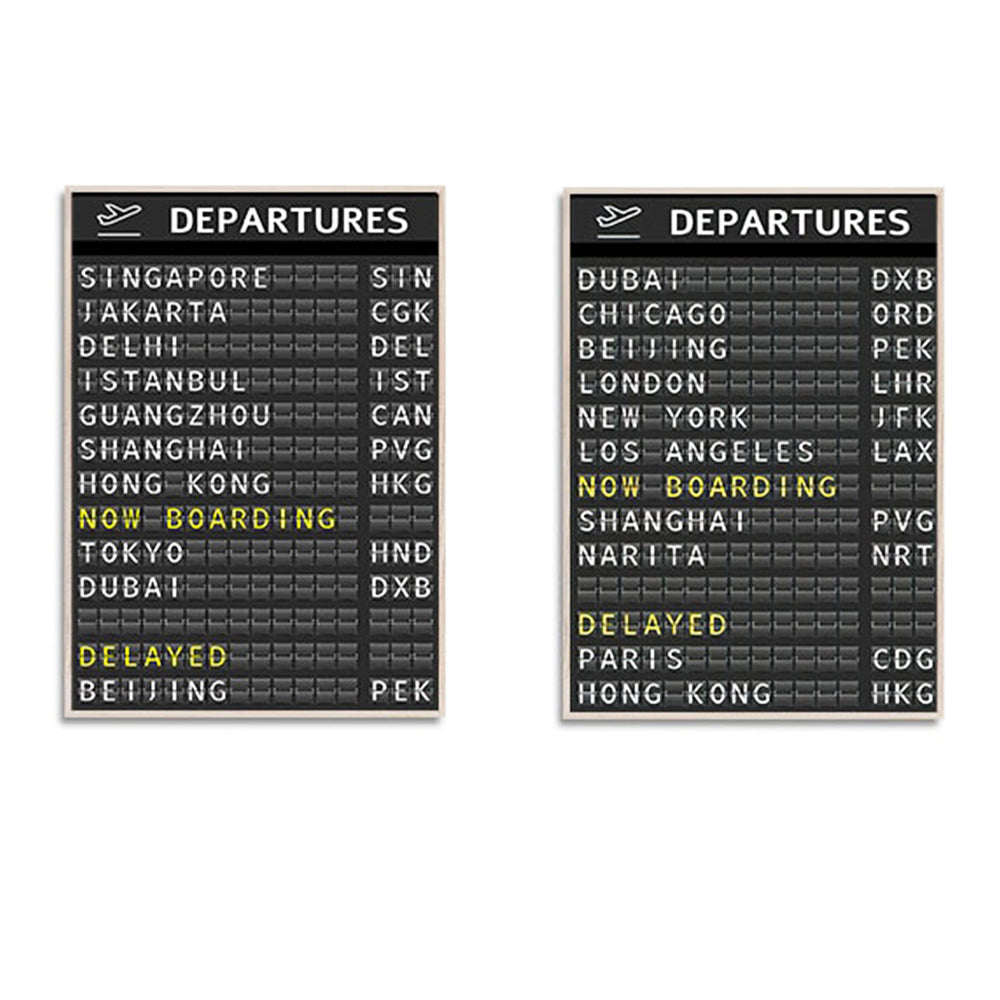 décoration murale thème voyage departures