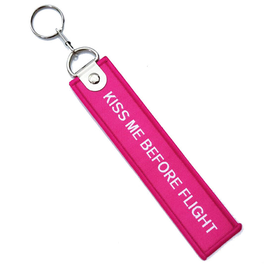 Porte Clés Flamme Kiss Me Before Flight