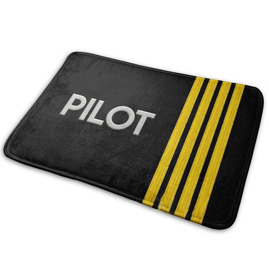 tapis aviation épaulettes pilote
